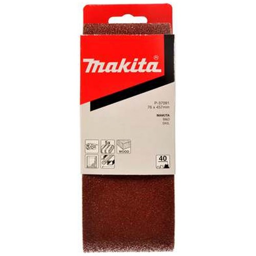Makita P-37122 Schleifband 457x76mm K100 5stk=old P-20105